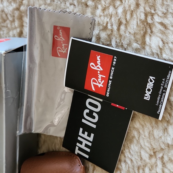 NWT IOB Ray Ban Erika Havana Tortoise Framed Women's Sunglasses 😎 - Picture 4 of 16